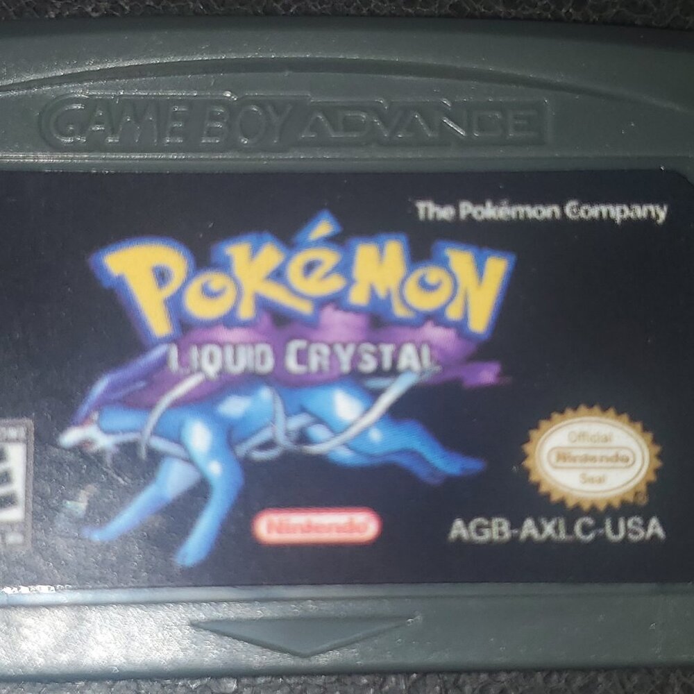 Pokemon Liquid Crystal GBA ROM Hack Game Gameboy Advance Spanish